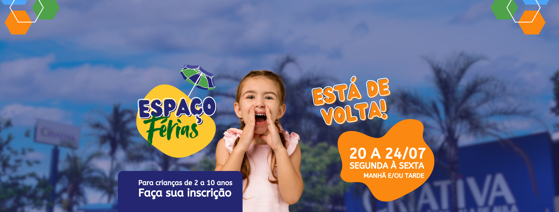 Colônia de Férias Uberaba - Espaço Férias Escola Criativa