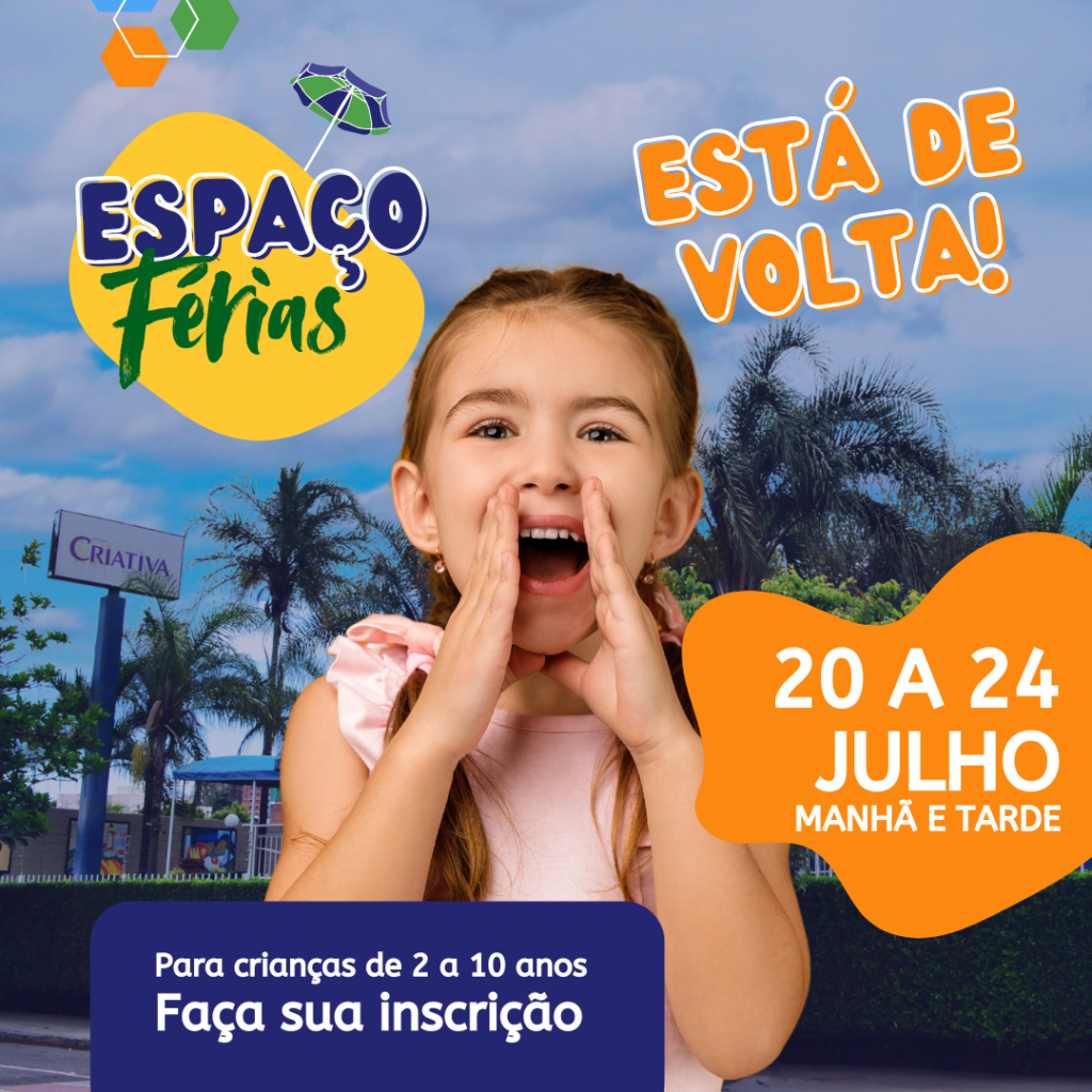 Colônia de Férias em Uberaba: conheça o Espaço Férias da Escola Criativa